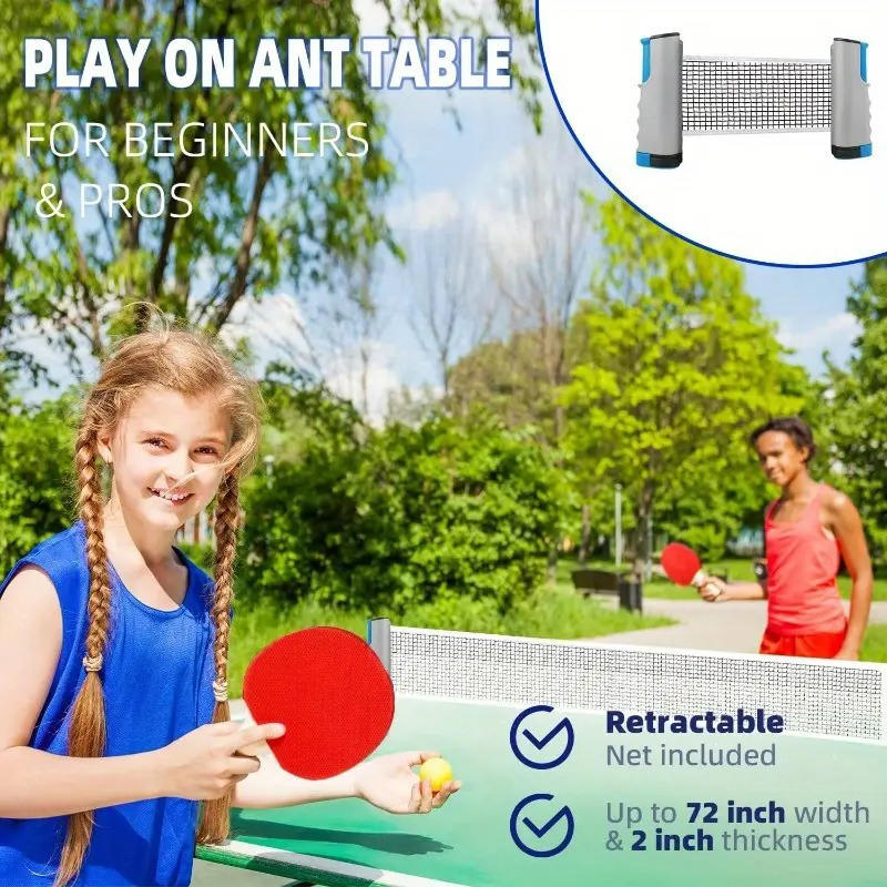 Portable Table Tennis Net Expa - Table Tennis Net Height recension och pris