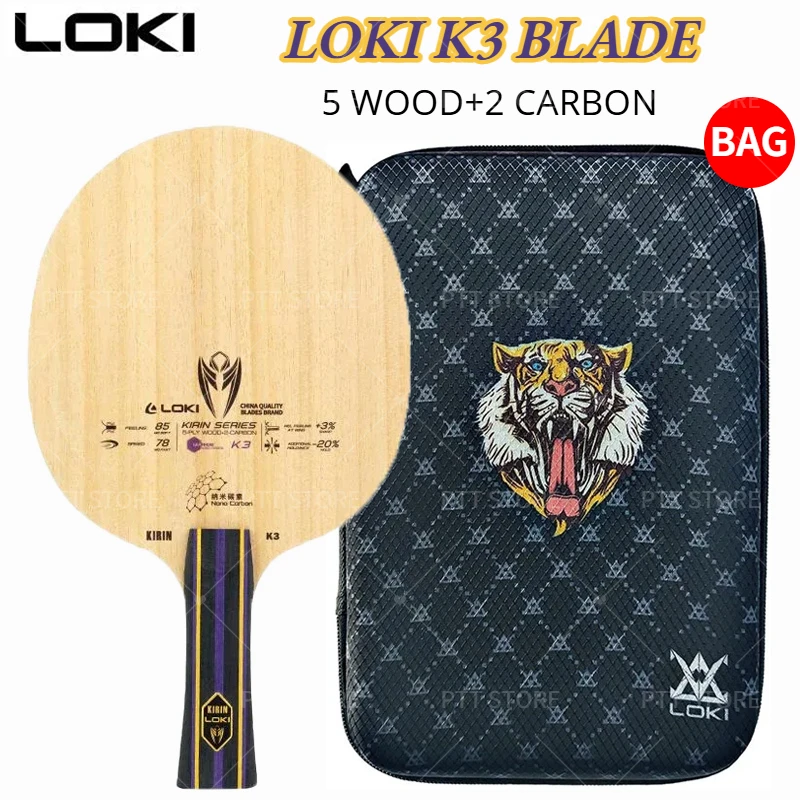 Original LOKI Kirin K3 Table T - Table Tennis History recension och pris
