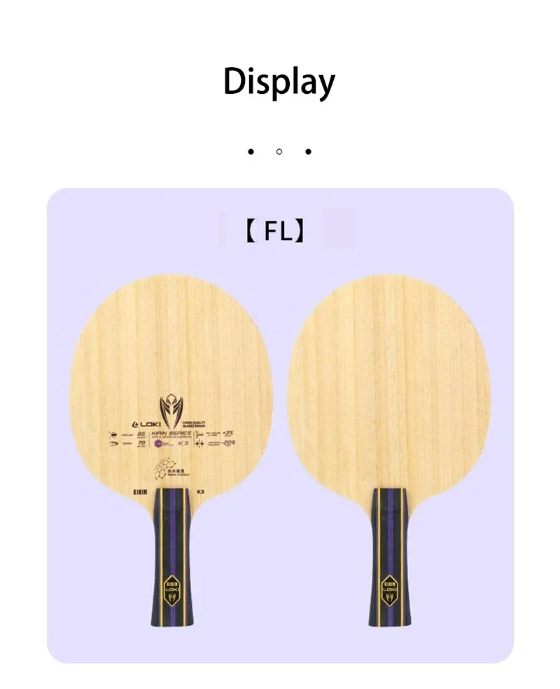 Original LOKI Kirin K3 Table T - Table Tennis History recension och pris