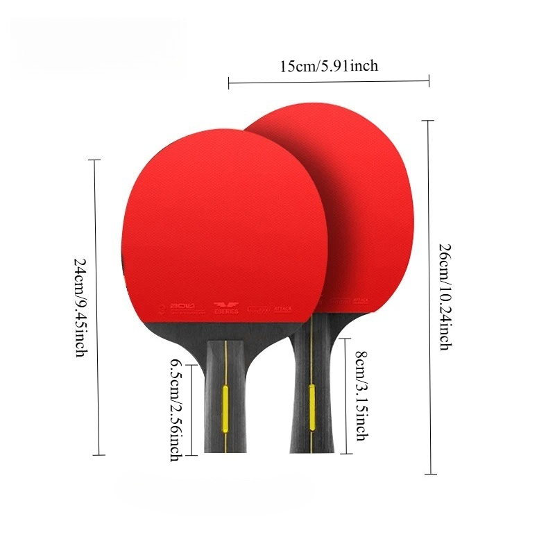 6‑Star Table Tennis Racket Set - Table Tennis History recension och pris