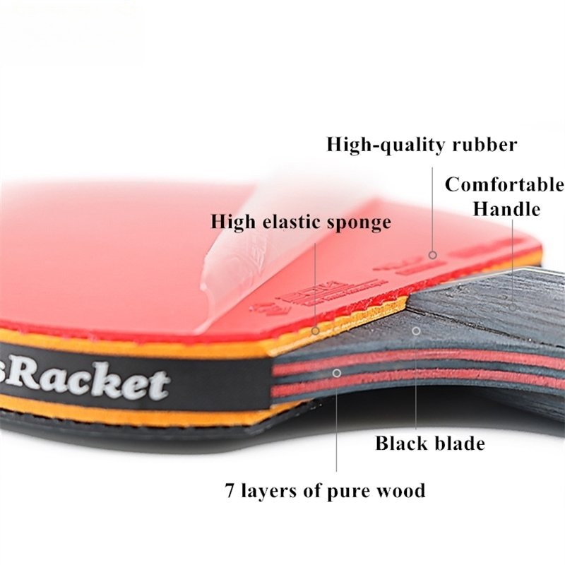 6‑Star Table Tennis Racket Set - Table Tennis History recension och pris