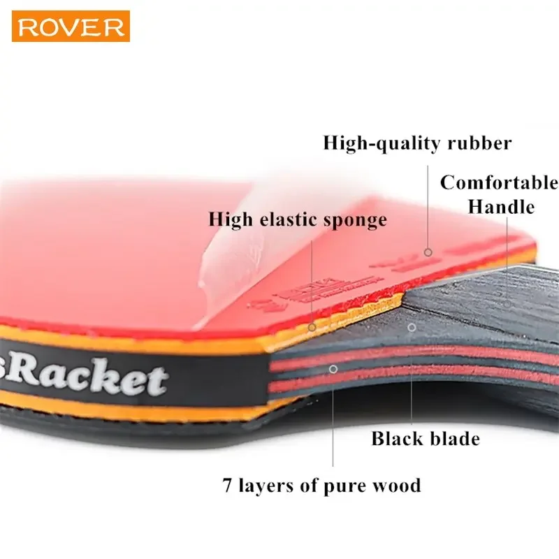 5/6 Star Table Tennis Racket 2 - Table Tennis History recension och pris