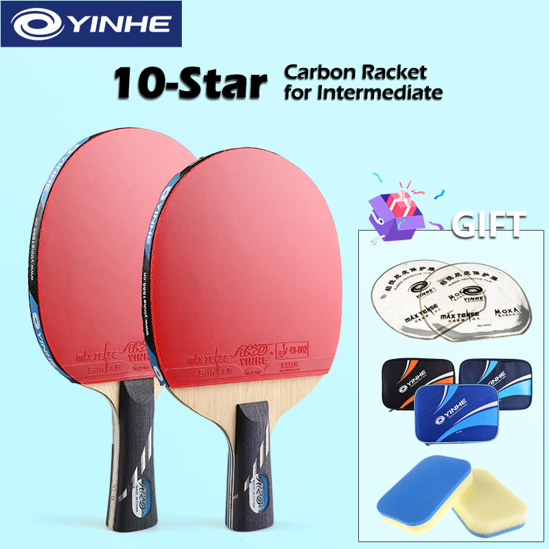 Yinhe 10-star Ping Pong Racket - Table Tennis Grip Tape recension och pris
