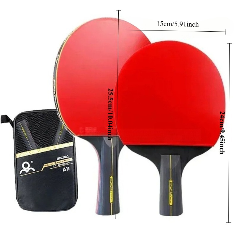 6 Star Table Tennis Racket 2PC - Table Tennis History recension och pris